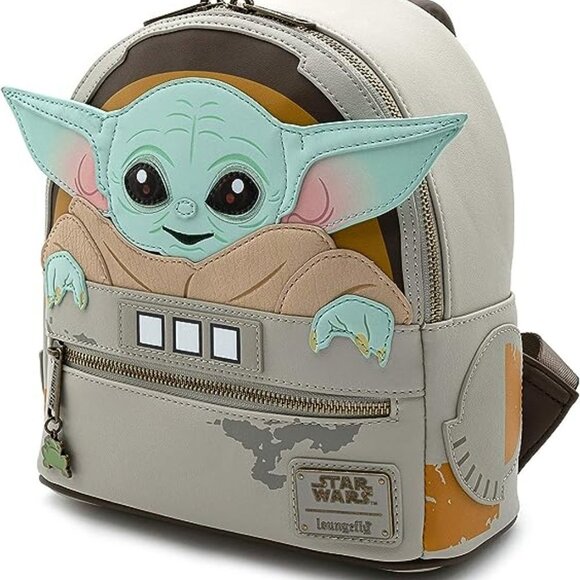 HOST PICK!  Loungefly Baby Yoda Grogu Backpack Purse main image 6